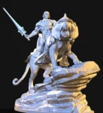 He-Man & Battle Cat Diorama - Image 2