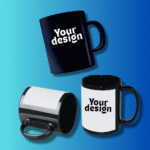 Ceramic Coffee Mug - Black - Image 2